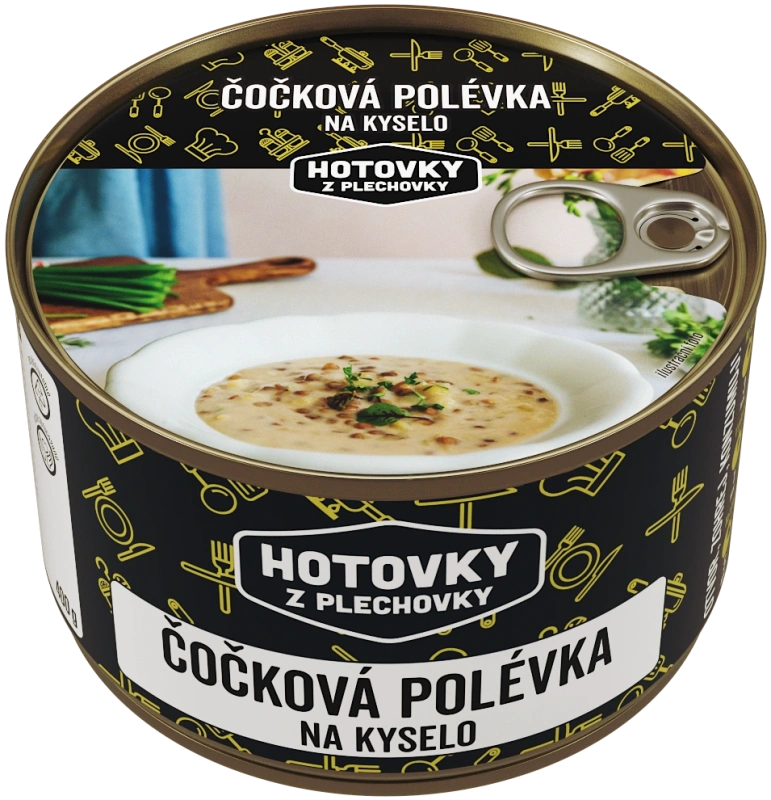 Čočková polévka na kyselo