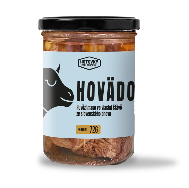 HOVÄDO – Hovězí maso ve vlastní šťávě