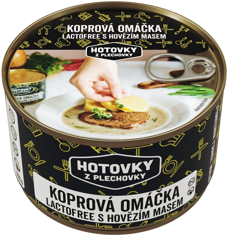 Koprová omáčka s hovězím masem Lactofree