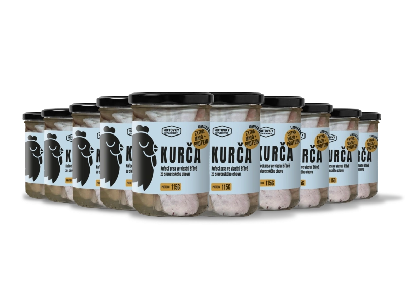 KURČA Kuracie prsia vo vlastnej šťave 400g limited edition 9+1