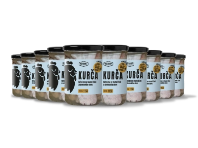KURČA Kuracie prsia vo vlastnej šťave 400g limited edition 9+1