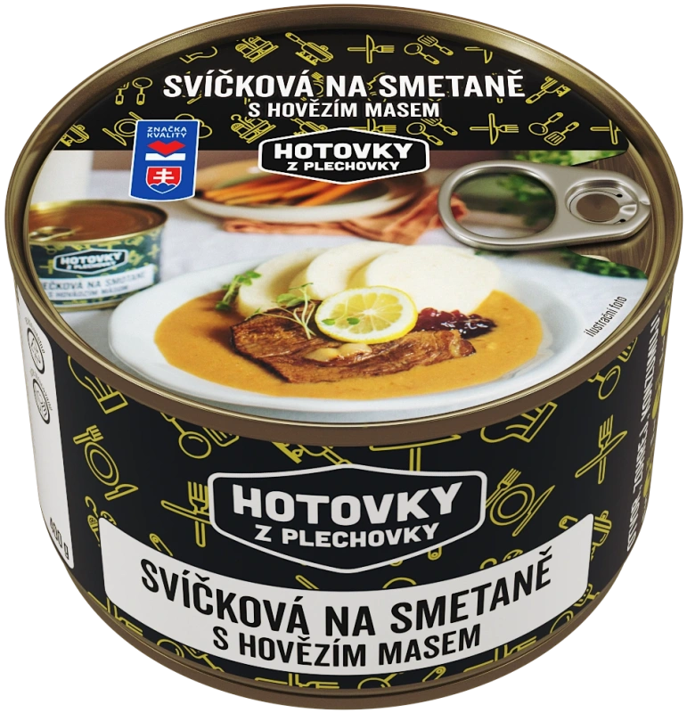 Svíčková na smetaně s hovězím masem